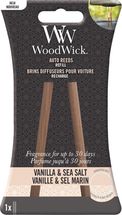WoodWick Navulling - voor autoparfum - Vanilla &amp; Sea Salt