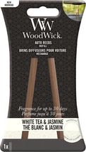 Recharges - pour desodorisant voiture - WoodWick White Tea &amp; Jasmine