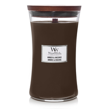 WoodWick Large Candle Amber & Incense