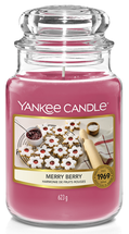 Yankee Candle Geurkaars Large Merry Berry - 17 cm / ø 11 cm