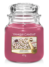 Yankee Candle Geurkaars Medium Merry Berry - 13 cm / ø 11 cm