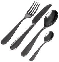 Alessi Bestekset Monoblock Nuovo Milano 24-Delig Zwart