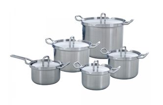 Bk pannenset Q-Linair Master RVS 5-delig