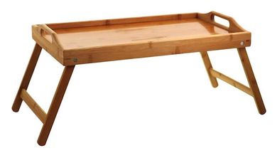 Table de lit / Plateau de service en bambou organique Cookinglife 50 x 30 cm