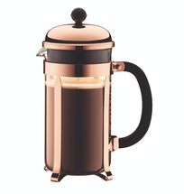 Bodum Kaffeebereiter Chambord Schwarz/Kupfer 1 Liter