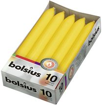 bolsius-dinerkaarsen-geel-10stuks