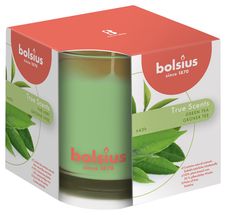 Candela profumata Bolsius True Scents Green Tea - 9,5 cm / ø 9,5 cm