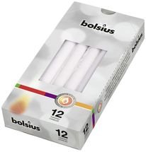 Bolsius Gotische Kaarsen Wit 24.5 cm - 12 Stuks