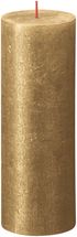 Bolsius Stumpenkerze Shimmer Gold - 19 cm / ø 7 cm