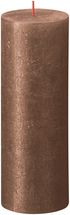 Bougie cylindrique Bolsius Shimmer Copper - 19 cm / ø 7 cm