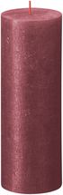 Bougie cylindrique Bolsius Shimmer Rouge - 19 cm / ø 7 cm