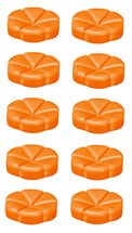 Bolsius geurchips Creations Juicy Orange - 10 stuks