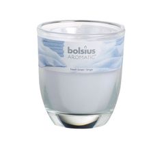 Bolsius geurglas Aromatic Fresh Linen 80/70 mm