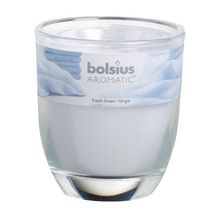 Bolsius Geurglas Aromatic Fresh Linen 120/100 mm