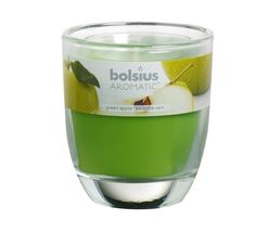 Bolsius geurglas Aromatic Green Apple 80/70 mm