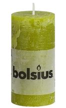 Bolsius stompkaars Rustiek groen 100/50 mm