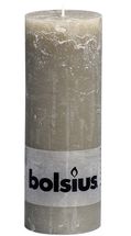Bolsius stompkaars Rustiek kiezelgrijs 190/68 mm