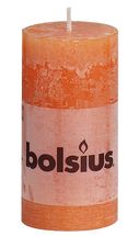 Bolsius stompkaars Rustiek oranje 100/50 mm