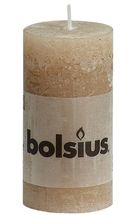 Bolsius stompkaars Rustiek beige 100/50 mm