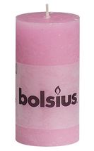 Bolsius stompkaars Rustiek roze 100/50 mm