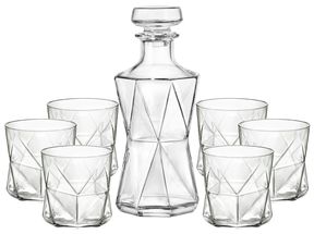 Bormioli Whisky set Cassiopea 7-Delig