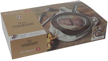 De Buyer Steaklover Box - Ohne Antihaftbeschichtung