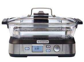 Cuisinart Stoomkoker Classic - STM1000E - 3 functies - Frosted Pearl - 5 Liter