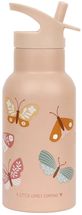 A Little Lovely Company Trinkflasche / Wasserflasche - Edelstahl - Schmetterlinge