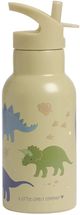 A Little Lovely Company Trinkflasche / Wasserflasche - Edelstahl - Dinosaurier