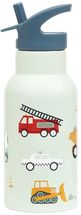 A Little Lovely Company Trinkflasche / Wasserflasche - Edelstahl - Fahrzeuge