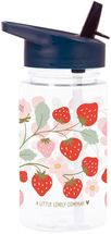 A Little Lovely Company Trinkflasche / Wasserflasche - Erdbeeren