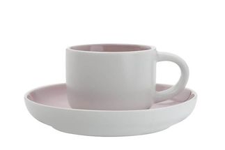 Tasse à expresso et soucoupe Maxwell Williams Tint rose 100 ml