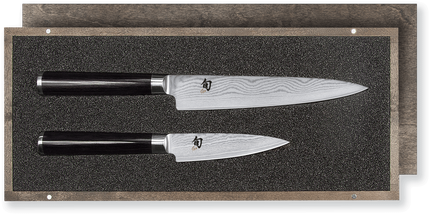 Ensemble de couteaux Kai Shun Classic (couteau d'office + couteau universel) 2 pièces - DMS-210