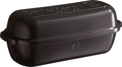 Emile Henry Brotbackform Fusain - 39 x 16 cm / 2.3 Liter