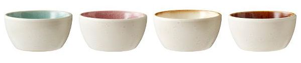 Bitz Dipschaaltjes Gastro Creme/multi - ø 10 cm / 200 ml - 4 Stuks