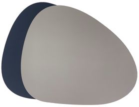 Jay Hill Placemat Leer Lichtgrijs Blauw