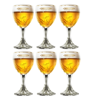 Grimbergen Beer Glasses 330 ml - Set of 6