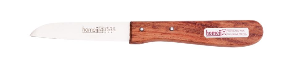 Couteau à éplucher Homeij en bois de rose 7 cm