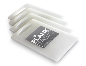 Planche à découper Cookinglife Inno 25 x 15 cm - Blanc - 4 pièces