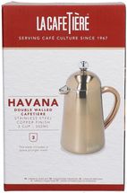 La Cafetière Cafetiere Havana RVS / Copper - Dubbelwandig - 350 ml / 2 kops