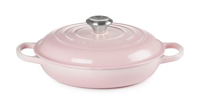 Le Creuset Bräter Gourmet-Profitopf Shell Pink Ø26 cm