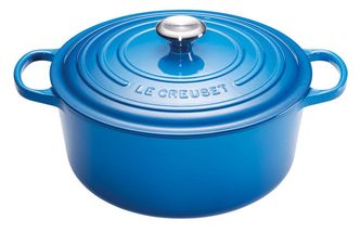 Le Creuset Braadpan Signature Marseille Blue - ø 28 cm / 6.7 Liter