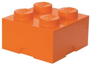 LEGO® Opbergbox Oranje 25 x 25 x 18 cm