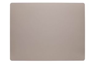 LIND DNA Tischset Leder Softbuck Grau 35x45 cm