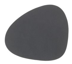 LIND DNA Onderzetter Nupo - Leer - Anthracite - 13 x 11 cm