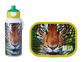Mepal Lunchset (Schoolbeker &amp; Lunchbox) Campus Pop-Up Animal Planet