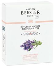 Recharge Maison Berger - pour parfum de voiture - Champs de Lavande - 2 Pièces
