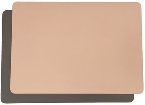Jay Hill Placemat Leer Donkergrijs Roze