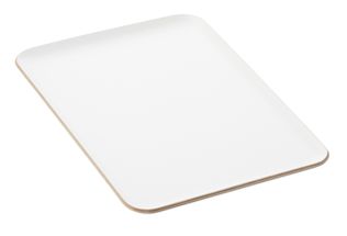Point-Virgule Tablett Weiß 33 x23 cm