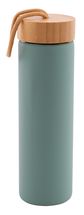 Point-Virgule Trinkflasche / Wasserflasche Glas Salbei Grün 600 ml